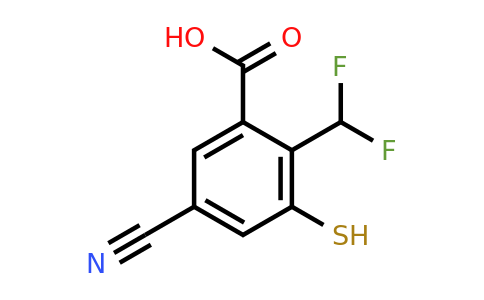 1807290-33-0 | 5-Cyano-2-difluoromethyl-3-mercaptobenzoic acid