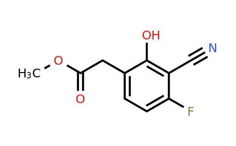 1807290-45-4 | Methyl 3-cyano-4-fluoro-2-hydroxyphenylacetate