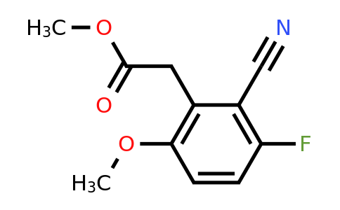 1807290-87-4 | Methyl 2-cyano-3-fluoro-6-methoxyphenylacetate