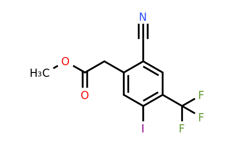 1807290-91-0 | Methyl 2-cyano-5-iodo-4-(trifluoromethyl)phenylacetate