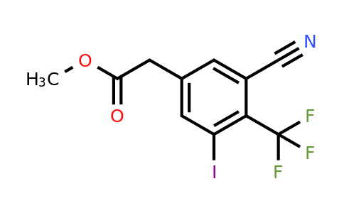 1807290-95-4 | Methyl 3-cyano-5-iodo-4-(trifluoromethyl)phenylacetate