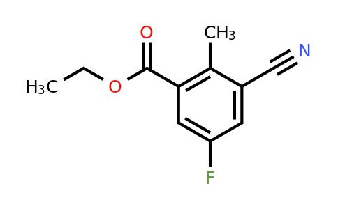 1807291-46-8 | Ethyl 3-cyano-5-fluoro-2-methylbenzoate