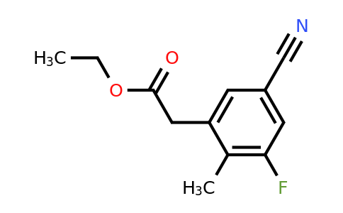 1807291-93-5 | Ethyl 5-cyano-3-fluoro-2-methylphenylacetate