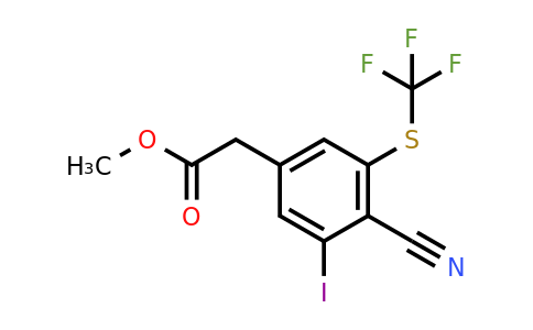 1807292-03-0 | Methyl 4-cyano-3-iodo-5-(trifluoromethylthio)phenylacetate