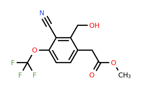 1807292-09-6 | Methyl 3-cyano-2-hydroxymethyl-4-(trifluoromethoxy)phenylacetate