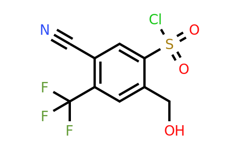 1807292-29-0 | 5-Cyano-2-hydroxymethyl-4-(trifluoromethyl)benzenesulfonyl chloride