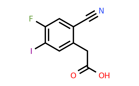 1807292-66-5 | 2-Cyano-4-fluoro-5-iodophenylacetic acid