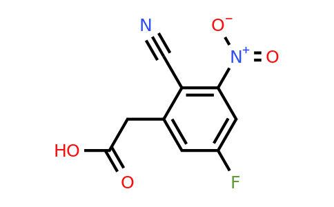 1807292-85-8 | 2-Cyano-5-fluoro-3-nitrophenylacetic acid