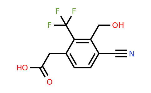 1807292-90-5 | 4-Cyano-3-hydroxymethyl-2-(trifluoromethyl)phenylacetic acid