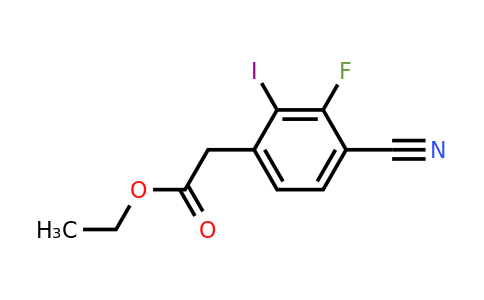 1807293-02-2 | Ethyl 4-cyano-3-fluoro-2-iodophenylacetate