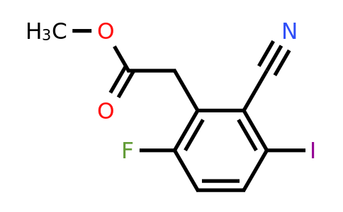 1807293-17-9 | Methyl 2-cyano-6-fluoro-3-iodophenylacetate