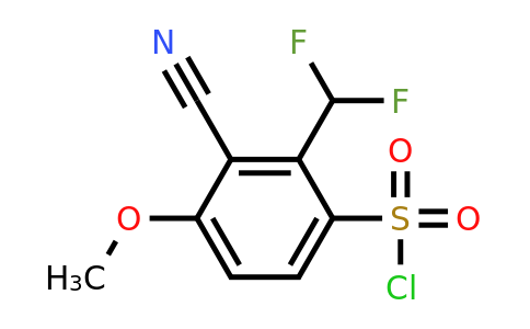 1807293-27-1 | 3-Cyano-2-difluoromethyl-4-methoxybenzenesulfonylchloride