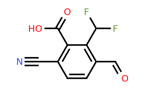 1807294-22-9 | 6-Cyano-2-difluoromethyl-3-formylbenzoic acid