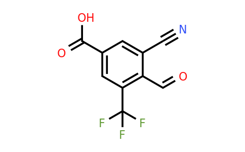 1807294-28-5 | 3-Cyano-4-formyl-5-(trifluoromethyl)benzoic acid