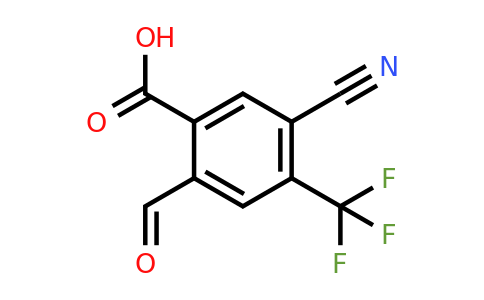 1807294-34-3 | 5-Cyano-2-formyl-4-(trifluoromethyl)benzoic acid