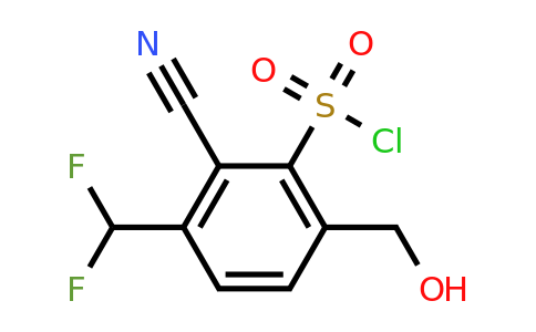 1807294-75-2 | 2-Cyano-3-difluoromethyl-6-(hydroxymethyl)benzenesulfonylchloride