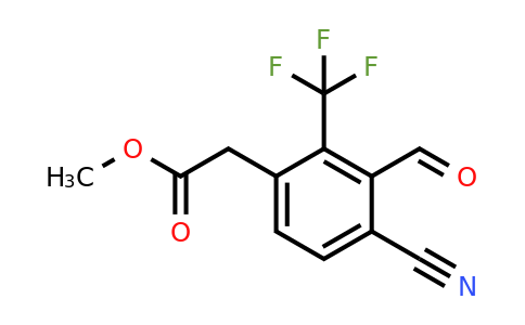 1807294-86-5 | Methyl 4-cyano-3-formyl-2-(trifluoromethyl)phenylacetate