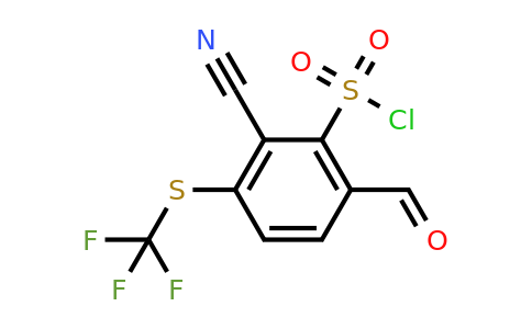 1807295-03-9 | 2-Cyano-6-formyl-3-(trifluoromethylthio)benzenesulfonylchloride