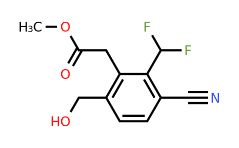 1807295-21-1 | Methyl 3-cyano-2-difluoromethyl-6-(hydroxymethyl)phenylacetate