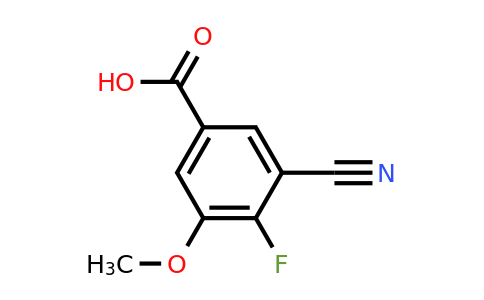 1807295-33-5 | 3-Cyano-4-fluoro-5-methoxybenzoic acid