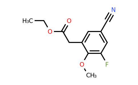 1807295-95-9 | Ethyl 5-cyano-3-fluoro-2-methoxyphenylacetate