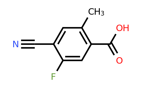 1807296-40-7 | 4-Cyano-5-fluoro-2-methylbenzoic acid