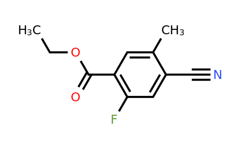 1807296-63-4 | Ethyl 4-cyano-2-fluoro-5-methylbenzoate
