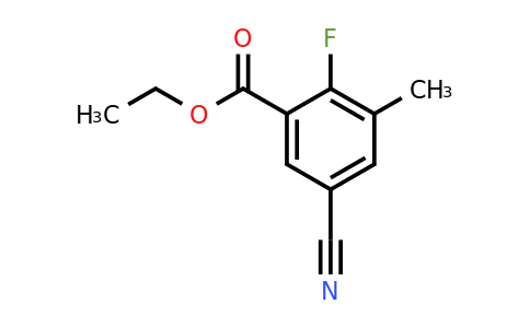 1807296-75-8 | Ethyl 5-cyano-2-fluoro-3-methylbenzoate