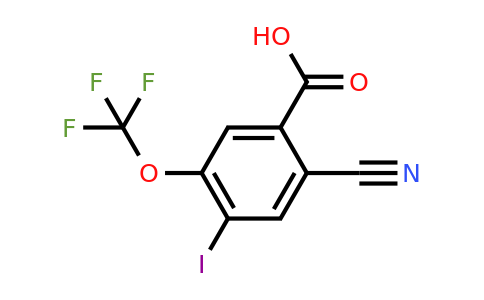 1807296-83-8 | 2-Cyano-4-iodo-5-(trifluoromethoxy)benzoic acid
