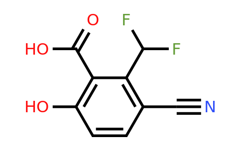 1807297-36-4 | 3-Cyano-2-difluoromethyl-6-hydroxybenzoic acid