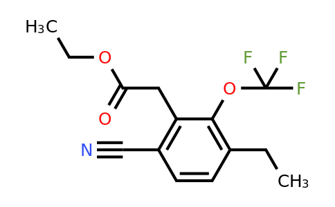1807297-60-4 | Ethyl 6-cyano-3-ethyl-2-(trifluoromethoxy)phenylacetate