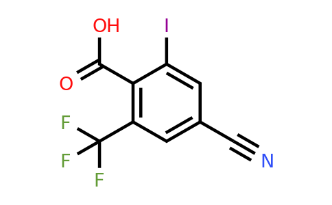 1807297-64-8 | 4-Cyano-2-iodo-6-(trifluoromethyl)benzoic acid
