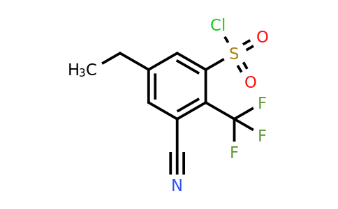 1807297-95-5 | 3-Cyano-5-ethyl-2-(trifluoromethyl)benzenesulfonylchloride