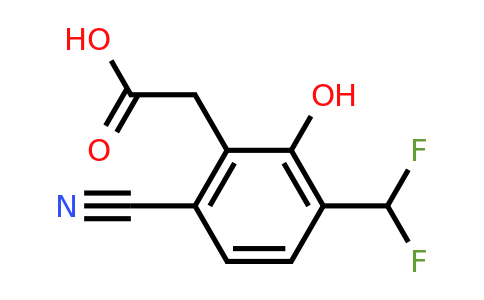 1807298-09-4 | 6-Cyano-3-difluoromethyl-2-hydroxyphenylacetic acid