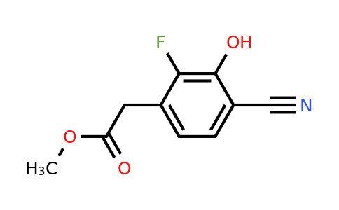 1807298-11-8 | Methyl 4-cyano-2-fluoro-3-hydroxyphenylacetate