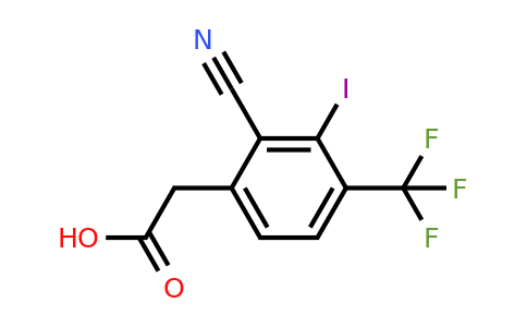 1807298-16-3 | 2-Cyano-3-iodo-4-(trifluoromethyl)phenylacetic acid