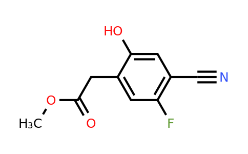 1807298-22-1 | Methyl 4-cyano-5-fluoro-2-hydroxyphenylacetate