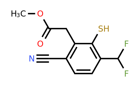 1807298-24-3 | Methyl 6-cyano-3-difluoromethyl-2-mercaptophenylacetate