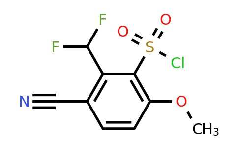 1807298-29-8 | 3-Cyano-2-difluoromethyl-6-methoxybenzenesulfonylchloride