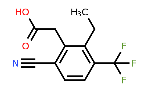 1807298-83-4 | 6-Cyano-2-ethyl-3-(trifluoromethyl)phenylacetic acid