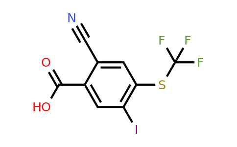 1807299-00-8 | 2-Cyano-5-iodo-4-(trifluoromethylthio)benzoic acid