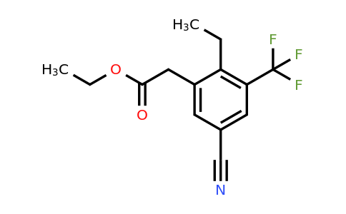1807299-04-2 | Ethyl 5-cyano-2-ethyl-3-(trifluoromethyl)phenylacetate