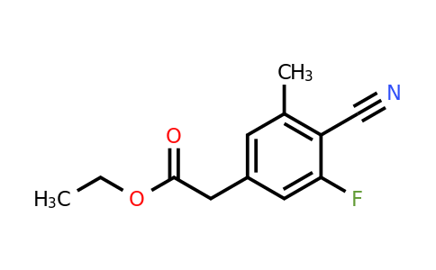 1807299-05-3 | Ethyl 4-cyano-3-fluoro-5-methylphenylacetate