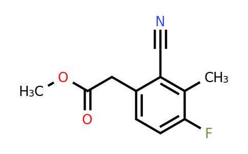 1807299-11-1 | Methyl 2-cyano-4-fluoro-3-methylphenylacetate