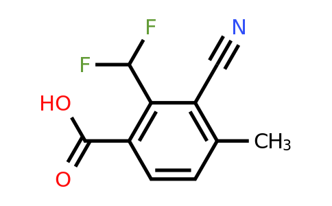 1807299-30-4 | 3-Cyano-2-difluoromethyl-4-methylbenzoic acid