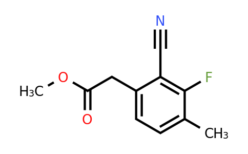 1807299-39-3 | Methyl 2-cyano-3-fluoro-4-methylphenylacetate