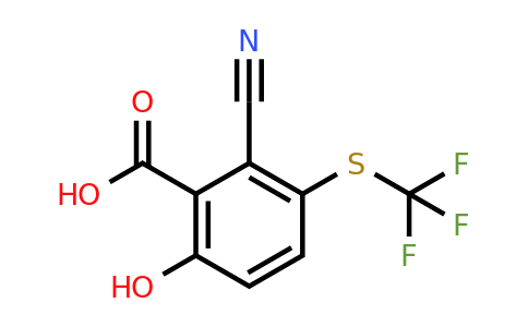 1807299-67-7 | 2-Cyano-6-hydroxy-3-(trifluoromethylthio)benzoic acid