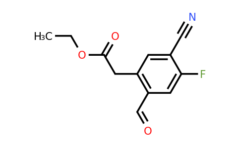 1807299-91-7 | Ethyl 5-cyano-4-fluoro-2-formylphenylacetate