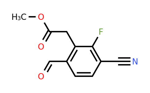 1807300-21-5 | Methyl 3-cyano-2-fluoro-6-formylphenylacetate