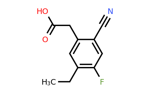 1807300-23-7 | 2-Cyano-4-fluoro-5-ethylphenylacetic acid